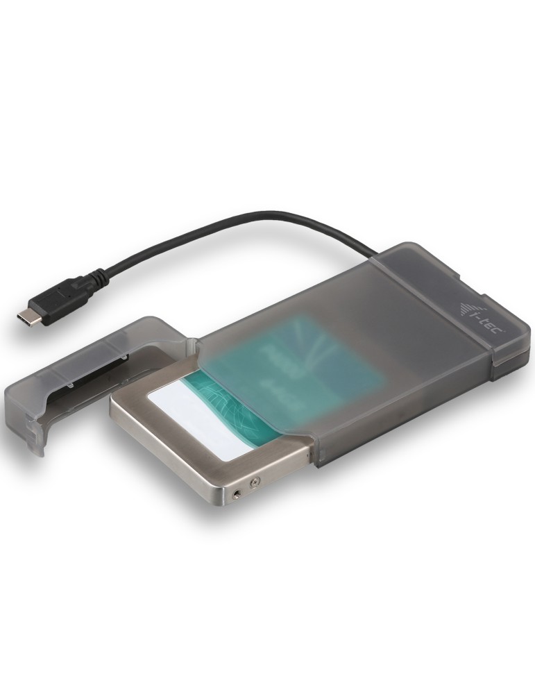 i-tec MySafe Easy schwarz 2.5", USB-C 3.1 Adapter [3.5" Festplatte  USB-C 3.1 Gen. 2]