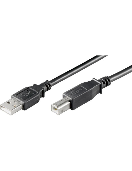 Goobay USB 2.0 Hi-Speed Kabel 5 m, Schwarz USB 2.0-Stecker (Typ A)  USB 2.0-Stecker (Typ B)