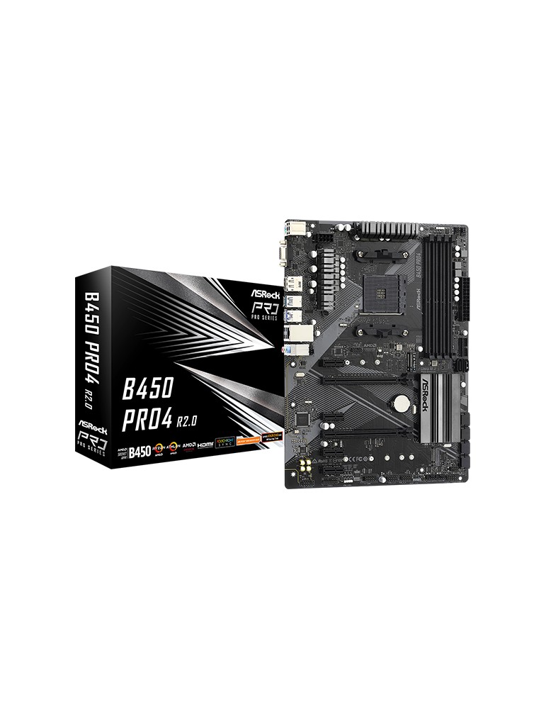 ASRock B450 Pro4 R2.0 Mainboard