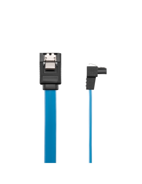 Sonero SATA III 6Gb/s Kabel - 0,50m - gewinkelt - blau
