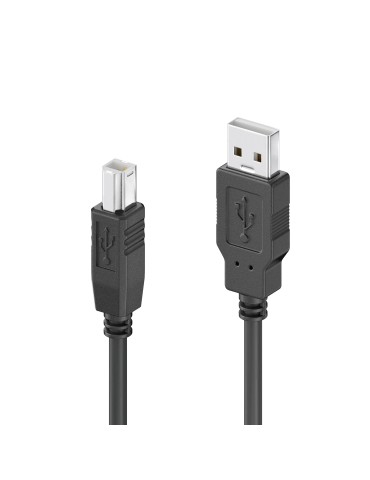 sonero USB 2.0 Kabel A-Stecker auf B-Stecker - schwarz - 0,50m