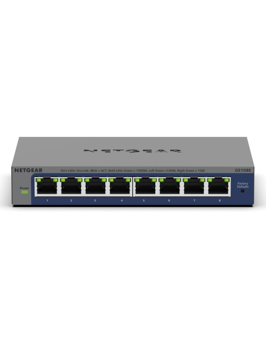 NETGEAR GS108E Unmanaged Plus Switch 8x 1G Ethernet