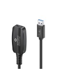 sonero USB 3.2 Gen1x1 Aktive Verlängerung - A/C schwarz - 5,00m