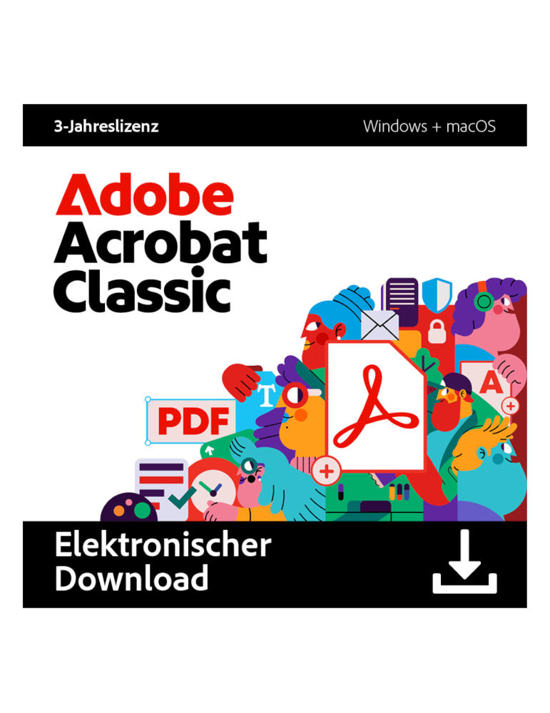 Adobe Acrobat Classic | 3 Jahre | PC/Mac