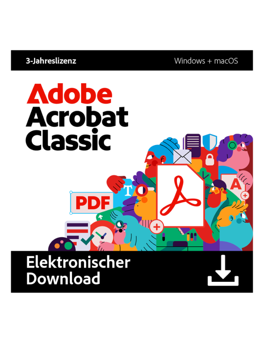 Adobe Acrobat Classic | 3 Jahre | PC/Mac