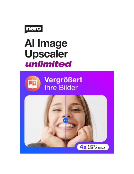 Nero AI Image Upscaler Unlimited