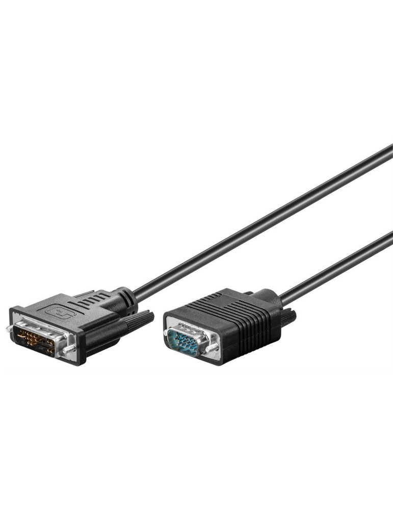 Goobay DVI-I/VGA Kabel 2m, Full HD