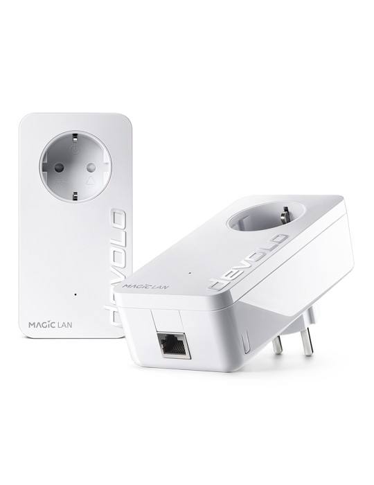 devolo Magic 1 LAN Powerline Starter Kit Powerline bis zu 1.200 Mbit/s, 1x Gigabit LAN (pro Einheit)
