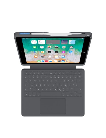 Deqster Smart Rugged Touch PLUS Keyboard für iPad 10.2" (7./ 8./ 9. Gen.), Apple smart connector, Deutsches Layout (QWERTZ)