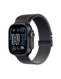 Apple Watch Ultra 2 Schwarz Titanium Milanese Loop Schwarz L 2024 GPS + Cellular 49mm