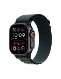Apple Watch Ultra 2 Schwarz Titanium Alpine Loop Dunkelgrün M 2024 GPS + Cellular 49mm