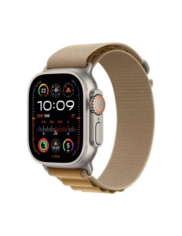 Apple Watch Ultra 2 Natur Titanium Alpine Loop Mandel M 2024 GPS + Cellular 49mm