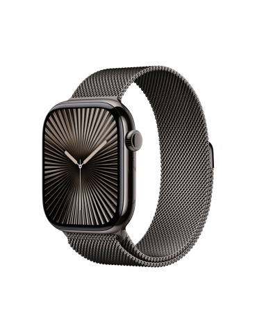 Apple Watch S10 Schiefer Titanium Milanese Loop Schiefer- S/M GPS + Cellular 46mm MC7R4QF/A 2024