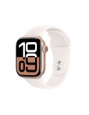 Apple Watch S10 Roségold Aluminium Sport Band Blassrosa - S/M GPS 42mm MWWH3QF/A 2024