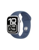 Apple Watch S10 Silber Aluminium Sport Band Denim - S/M GPS 42mm MWWA3QF/A 2024