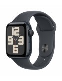 Apple Watch SE Mitternacht Aluminium Sport Band Mitternacht S/M 2024 GPS 40mm MXE73QF/A