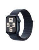 Apple Watch SE Mitternacht Aluminium Sport Band Mitternacht M/L 2024 GPS 40mm MXE93QF/A