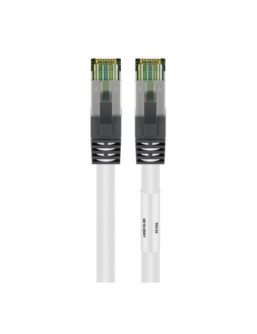 Goobay CAT 8.1 Patchkabel, S/FTP (PiMF), Weiß, 5 m