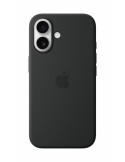 Apple Silikon Case iPhone 16 mit MagSafe (Schwarz)