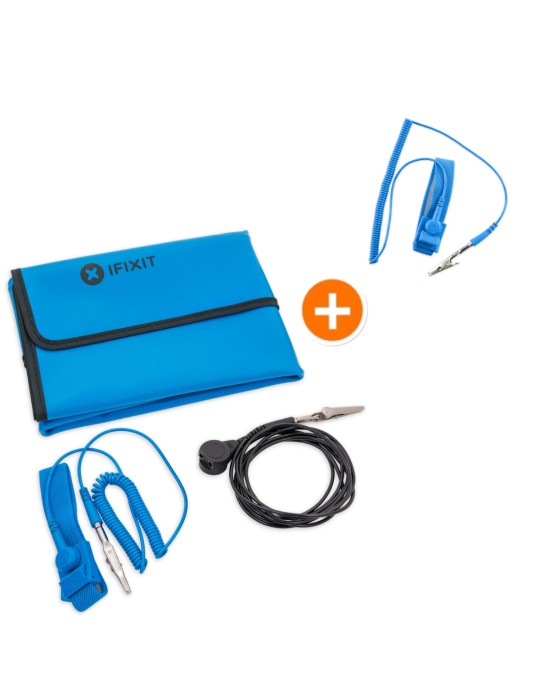 iFixit Bundle Portable Anti-Static-Mat + Anti-Static Armband Antistatik-Matte incl. Anti-Static Armband