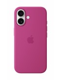 Apple Silikon Case iPhone 16 mit MagSafe (fuchsia)