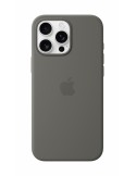 Apple Silikon Case iPhone 16 Pro Max mit MagSafe (steingrau)