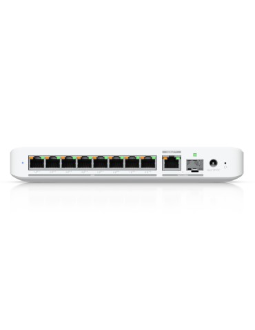 Ubiquiti Flex 2.5G PoE Managed Switch 8x 2.5 Gigabit Ethernet (PoE++), 1x 10G SFP+/RJ45 (PoE+++) Kombi Port