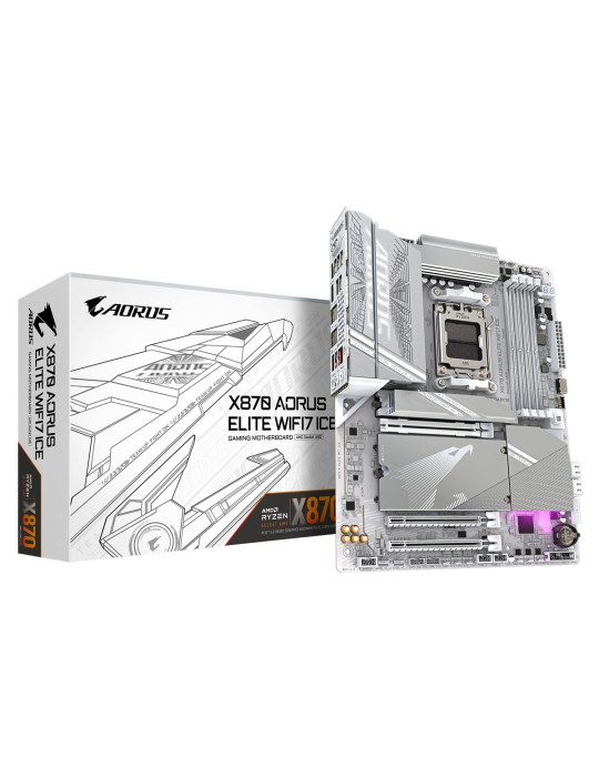 GIGABYTE X870 AORUS Elite WIFI7 ICE Mainboard Sockel AM5