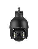 Foscam SD8P WLAN Überwachungskamera Schwarz 8MP (3840x2160), Dualband-WLAN, Schwenk- und Neigefunktion, 4x optischer Zoom