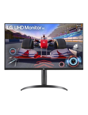 LG 32UR550K-B UHD Monitor - VA, AMD FreeSync, Höhenverstellung