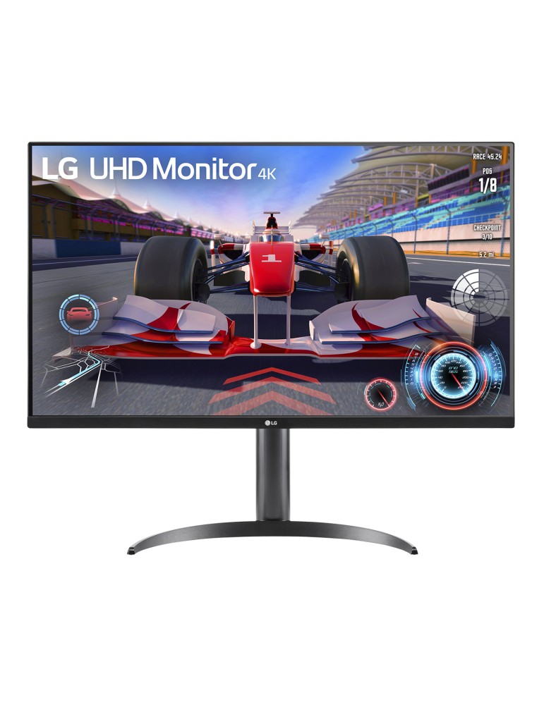 LG 32UR550K-B UHD Monitor - VA, AMD FreeSync, Höhenverstellung