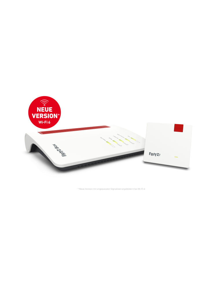 FRITZ!Mesh Set: FRITZ!Box 7530 AX (Wi-Fi 6 Router mit 1.800 MBit/s + 600 MBit/s)