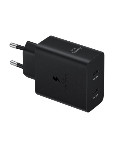 Samsung Schnellladeadapter Duo 50 Watt EP-T5020X, 2x USB Type-C incl. USB Type-C auf USB Type-C Kabel