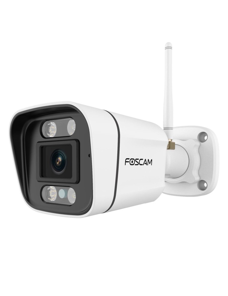Foscam V8P WLAN Überwachungskamera Weiß 8MP (3840x2160), Dualband-WLAN, Integrierter Scheinwerfer und Alarmsirene