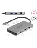 Delock USB Type-C™ Dockingstation 4K - Dual HDMI MST / USB 3.2 SD / LAN / PD 3.0
