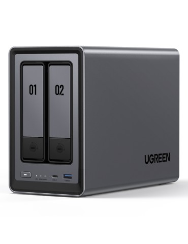 UGREEN NASync DXP2800 2-Bay NAS 0/2 SATA, 0/2 M.2 SSD, 1x 2.5GbE, 8GB RAM