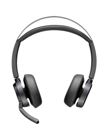 Poly Voyager Focus 2-M USB-C-Headset incl. Ladestation + Adapter USB-C/ -A, MS-Teams kompatibel