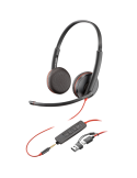 Poly Blackwire 3225 USB-C HS +3.5mmP +USB-C/A