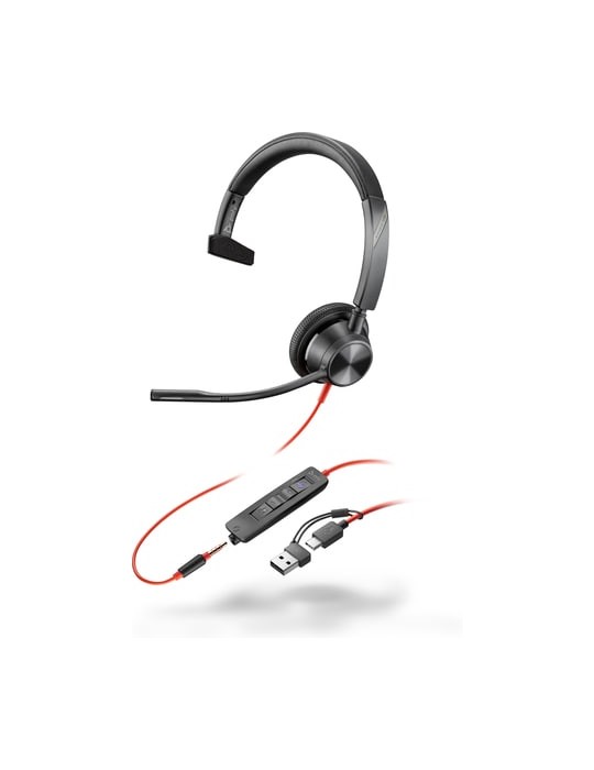Poly Blackwire 3315 -M USB-C HS +USB-C/A