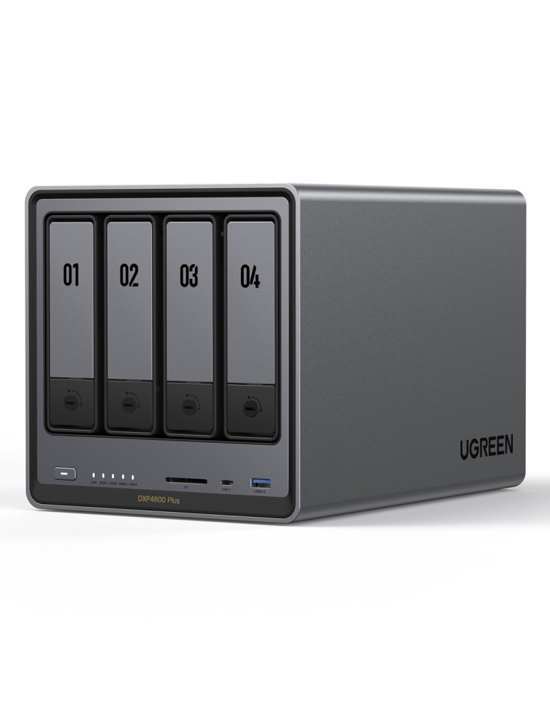 UGREEN NASync DXP4800 Plus 4-Bay NAS 0/4 SATA, 0/2 M.2 SSD, 1x 10GbE + 1x 2.5GbE, 8GB RAM