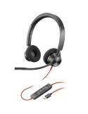 Poly Blackwire 3320 Stereo USB-C Headset On-Ear-Headset, incl. USB-C/A-Adapter