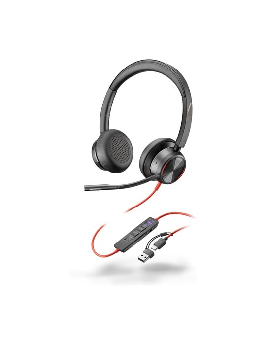 Poly Blackwire 8225 Stereo USB-C HS +USB-C/A