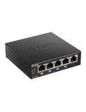 D-Link 5-Port Desktop Gigabit PoE+ Switch (DGS-1005P)