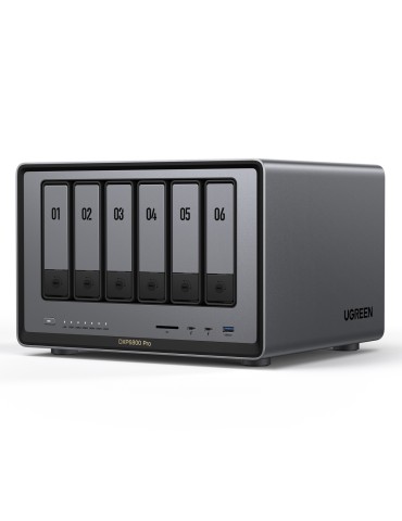 UGREEN NASync DXP6800 Pro 6-Bay NAS 0/6 SATA + 0/2 M.2 SSD, 2x 10GbE, 8GB RAM