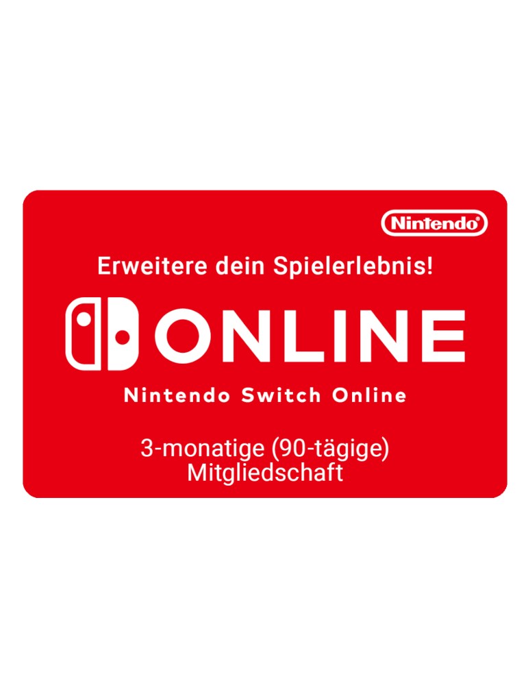 Digitaler Code Nintendo Switch Online– 3-monatige Mitgliedschaft 7,99€