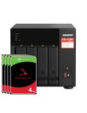 QNAP Systems TS-473A-8G 16TB Seagate IronWolf NAS-Bundle NAS inkl. 4x 4TB Seagate IronWolf 3.5 Zoll SATA Festplatte