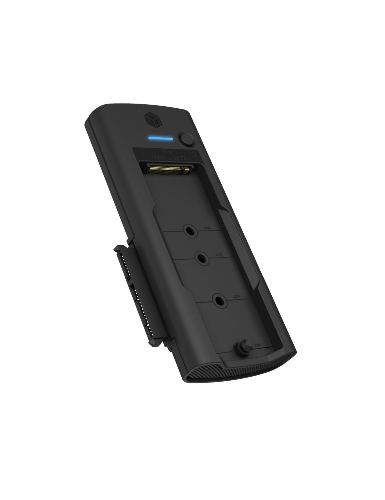 ICY BOX IB-180MS-C31 DockingStation für NVMe M.2 SSD und SATA Laufwerk - mit USB Type-C® zu Type-C®/Type-A Kombokabel