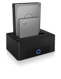 ICYBOX 2-fach Dockingstation/Klonstation für 2,5" oder 3,5" SATA Laufwerke