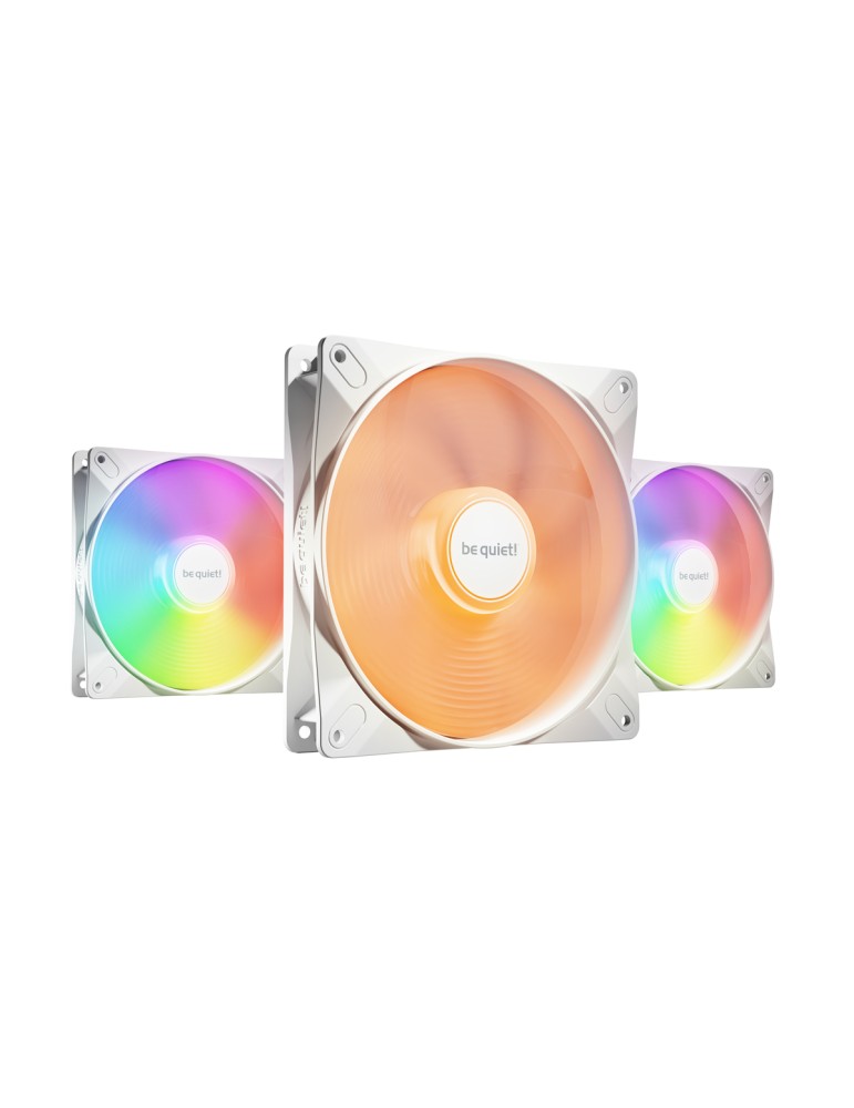 be quiet! LIGHT WINGS LX 120mm PWM high-speed White Triple Pack | Gehäuselüfter