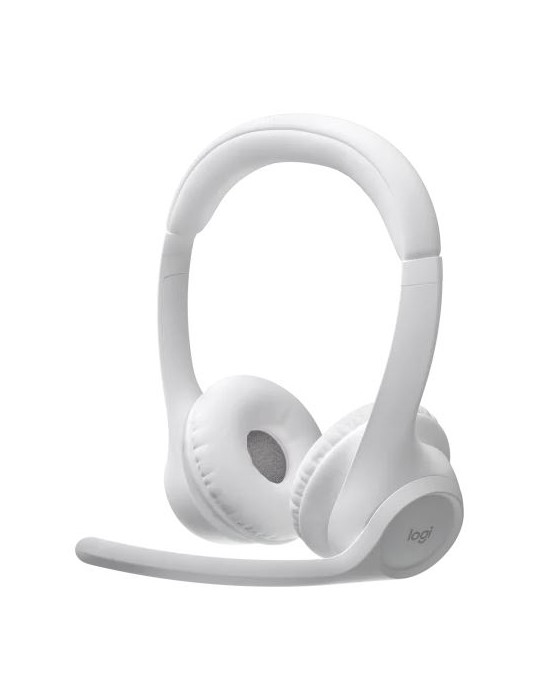 Logitech Zone 300 Kabelloses Headset, Grauweiß